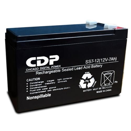 CDP SLB12-7(12V 7Ah) Batería ácido-plomo sellada.