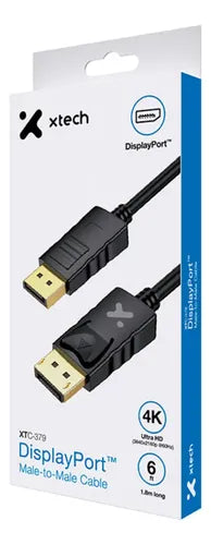 Cable DIsplayPort 6ft XTC-379 Xtech