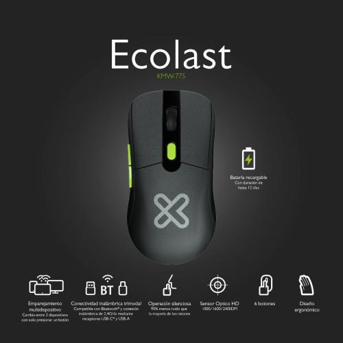 Mouse Ecolast Klipxtreme 2.4GHz