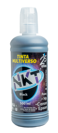Tinta NKT de color negro