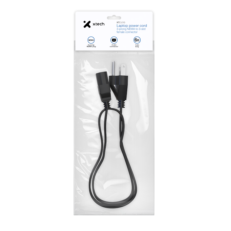 xtech XTC-210 laptop power cord