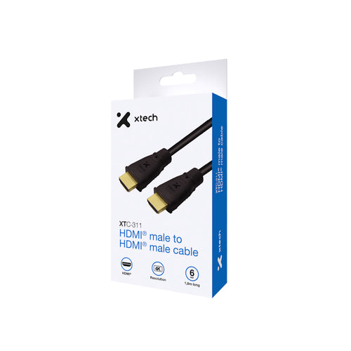 Cable HDMI 6ft XTC-311 Xtech