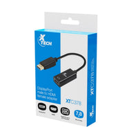 xtech XTC-378 DisplayPort male to HDMI female adapter