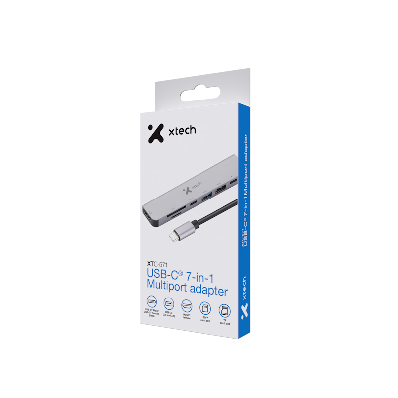 xtech XTC-51 USB-C 7 en 1