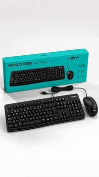 Teclado Logitech MK120 CORDED