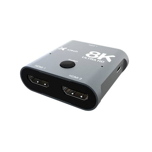 xtech XHA-440 8k HDMI 2-port Bidirectional switch 2 puertos