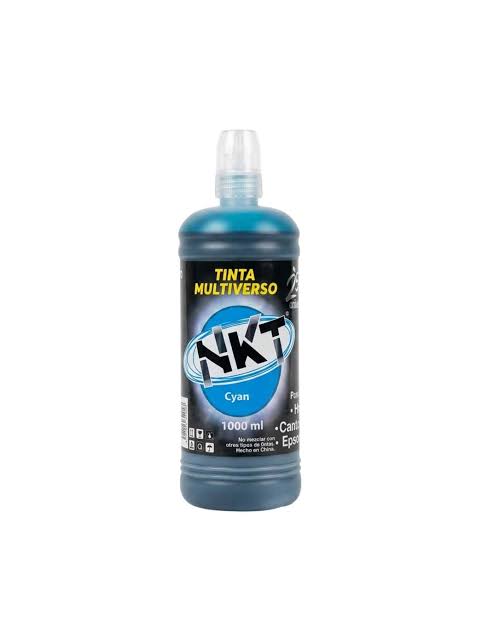 Tinta NKT de color cian